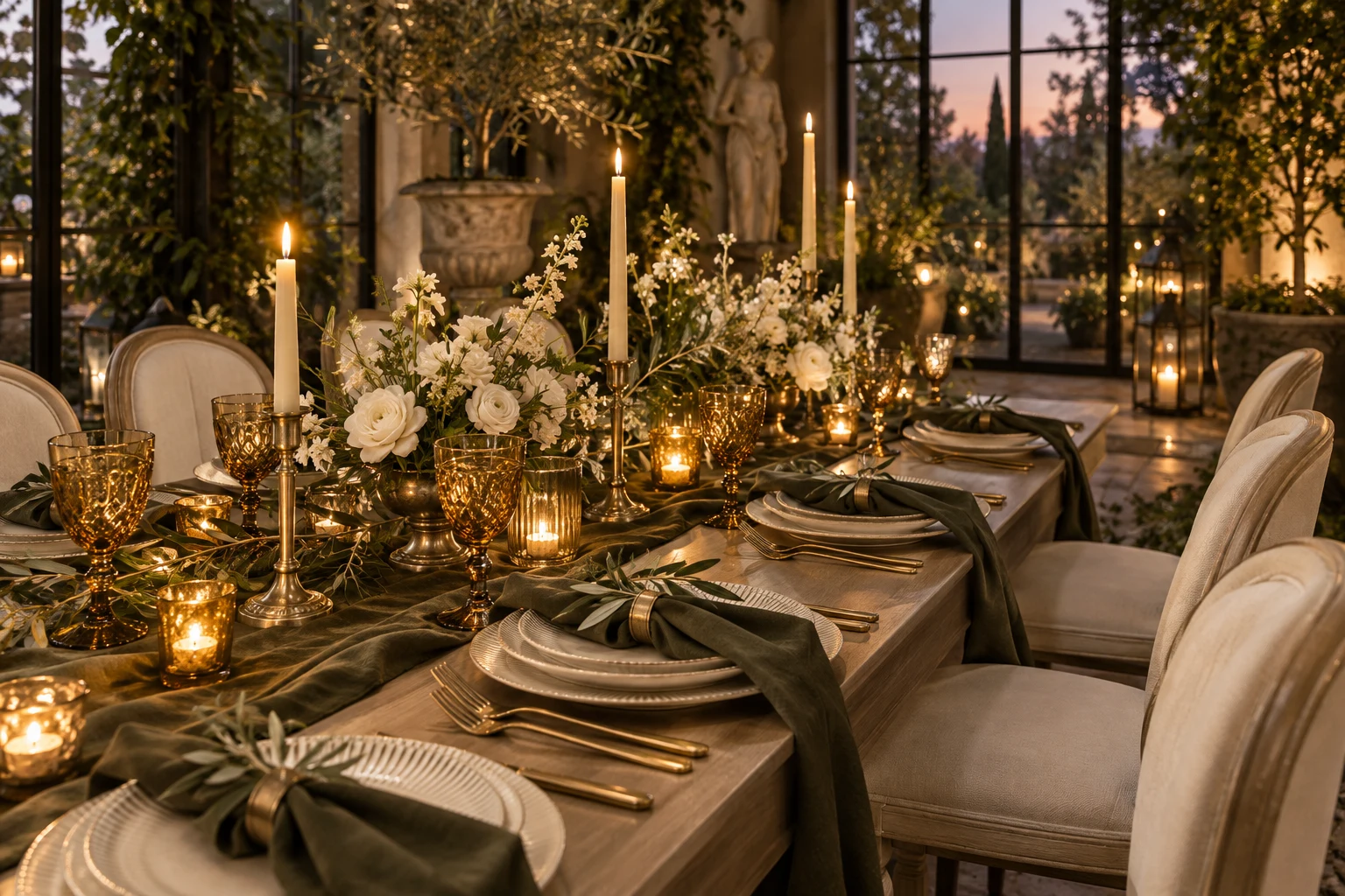An Evening in Gold generated styling inspiration