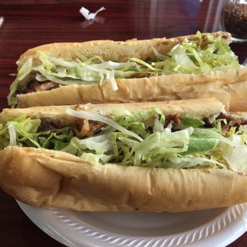 Sample steak-sub presentation